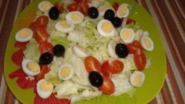 салат цезарь домашний