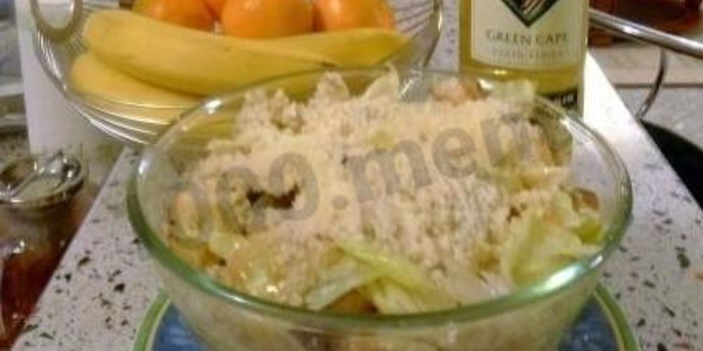 Рецепт салата цезарь с курицей и пармезаном