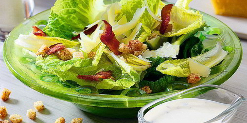 Рецепт салата цезарь с оригинальной заправкой