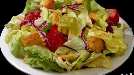 Салат Цезарь с перцем