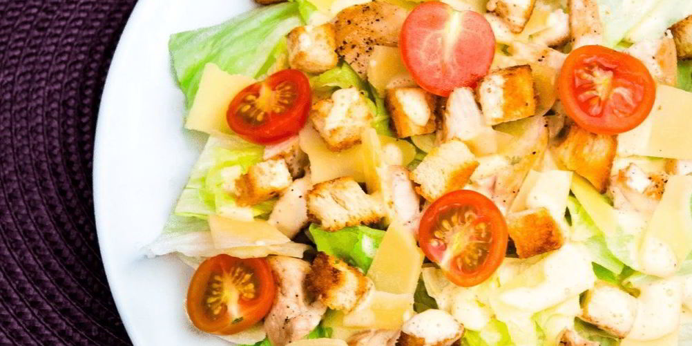 Рецепт салата цезарь с соусом
