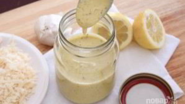 соус для салата цезарь с майонезом