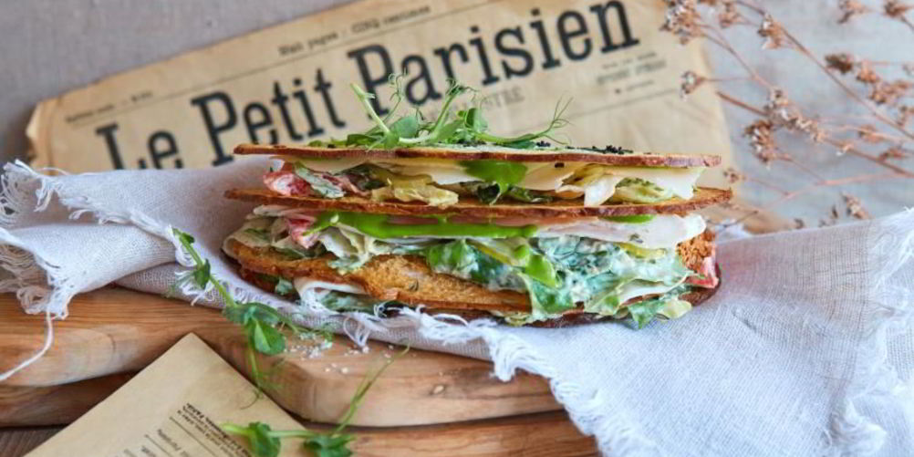 Рецепт сэндвича с салатом цезарь