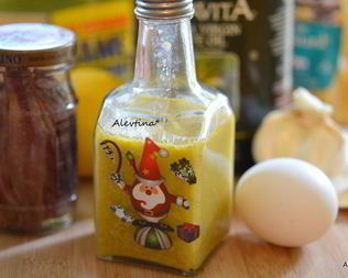 Заправка для салата Цезарь и салат