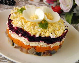 Салаты с селедкой