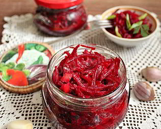 Свекольный салат на зиму