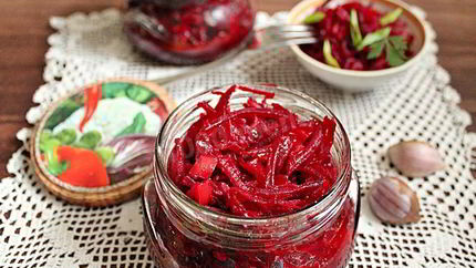 Свекольный салат на зиму