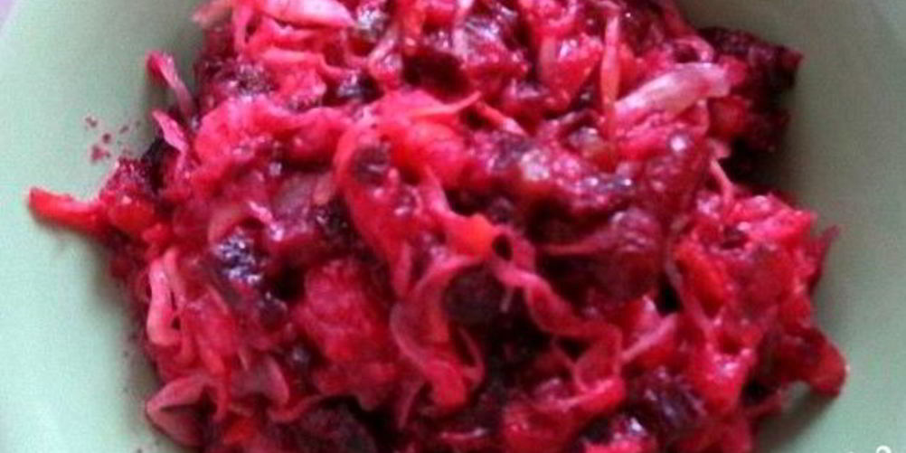 Рецепт диетического винегрета