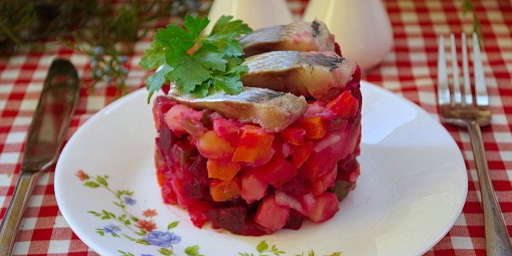 Рецепт необычного винегрета