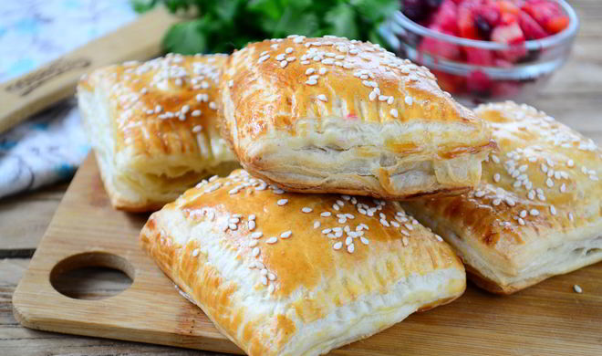 Пирожки с винегретом