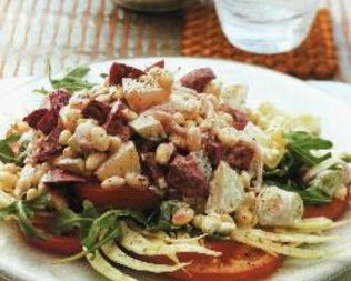 Праздничный винегрет с фасолью