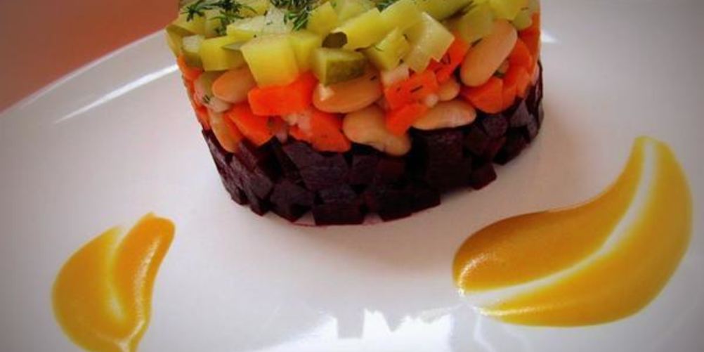 Рецепт салата винегрет под одноименным соусом