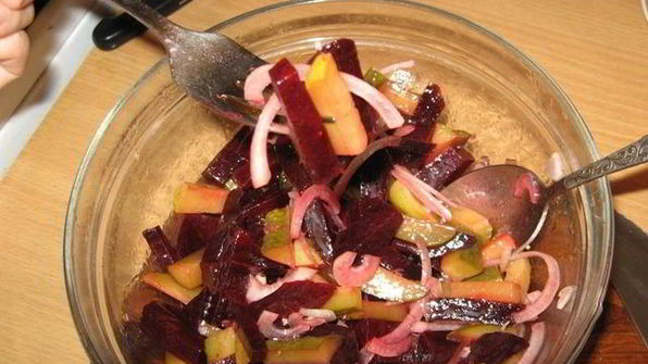 скудный винегрет