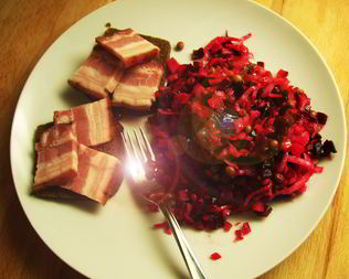 Винегрет классический с запеченными овощами