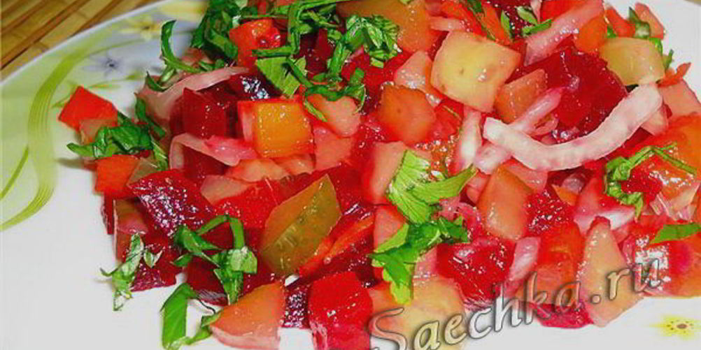 Рецепт винегрета на пару