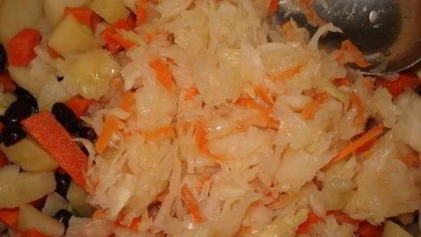 винегрет с черной фасолью