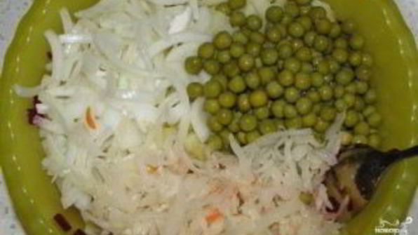 винегрет с горошком