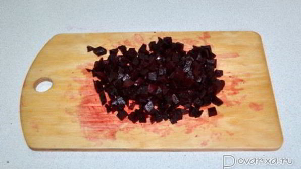 винегрет с грибами