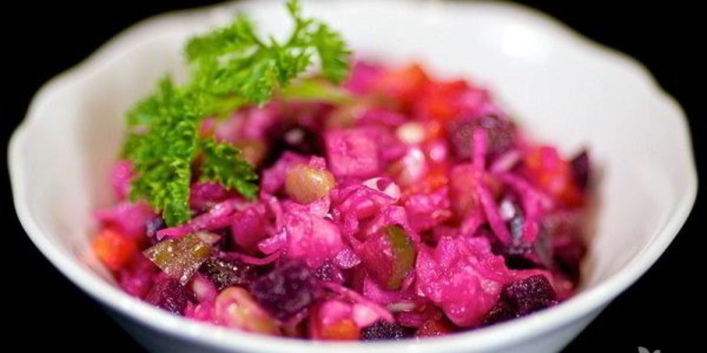 Рецепт винегрета с капустой