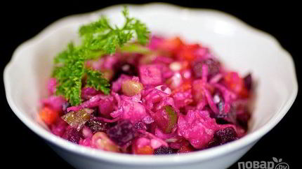 Винегрет с капустой