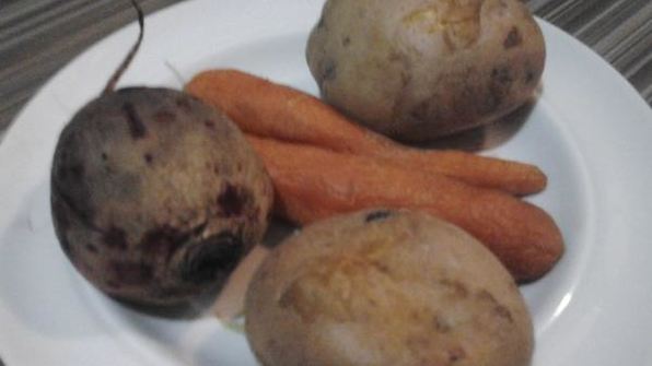 винегрет с мандаринками