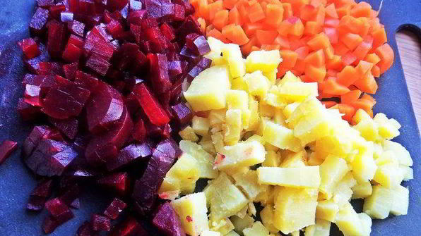 винегрет со шпротами