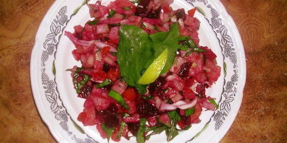 Рецепт винегрета со свежим огурцом