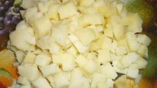 винегрет со свежим огурцом