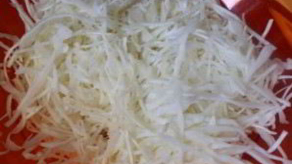 винегрет со свежим огурцом