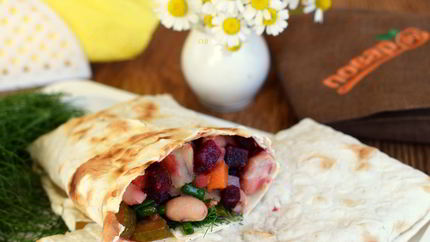 Винегрет в лаваше