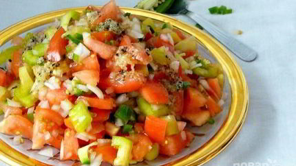 Эфиопский помидорный салат