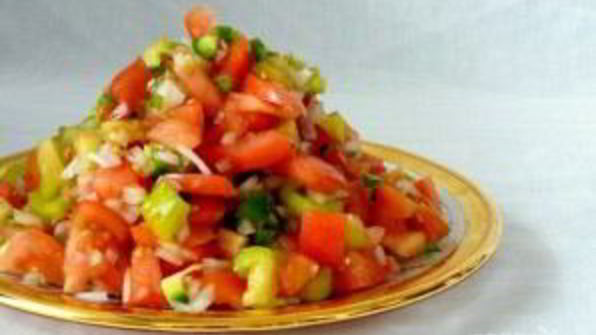 эфиопский помидорный салат