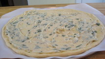 Белый соус для пиццы