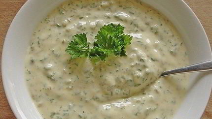 Майонез ремулад с анчоусами и эстрагоном