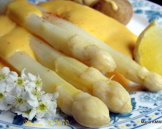 Голландский соус к спарже, совет по варке спаржи