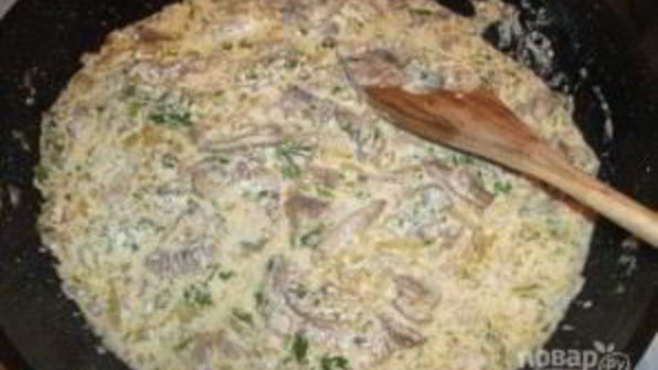 грибной соус со сметаной