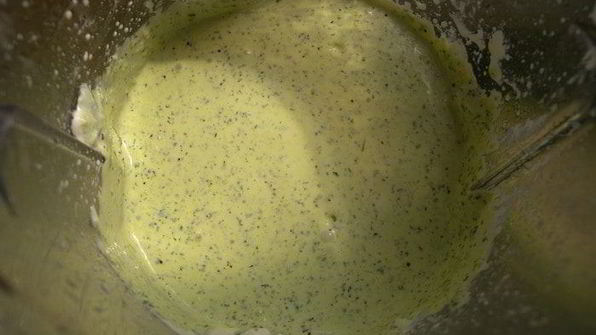 йогуртовый соус с бараго к салату