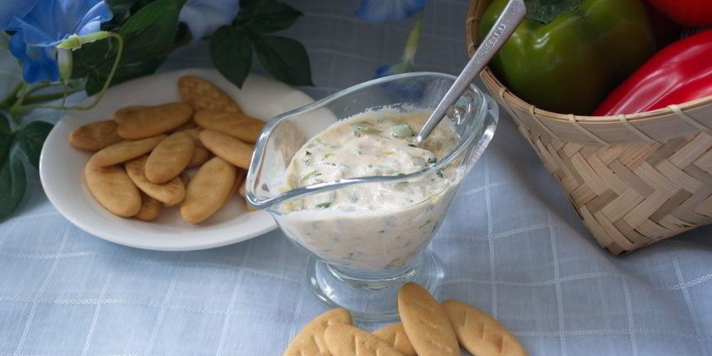 Рецепт кефирного соуса с зеленью