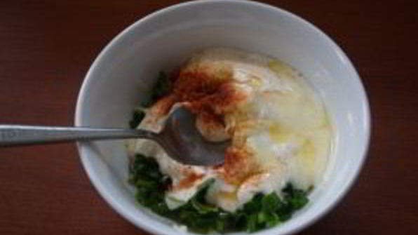 кефирный соус с зеленью