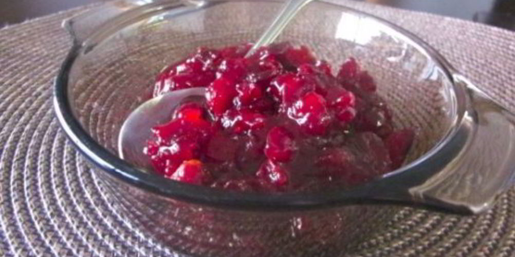 Рецепт клюквенного соуса к птице, мясу