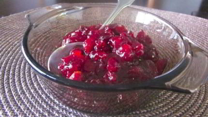 Клюквенный соус к птице, мясу