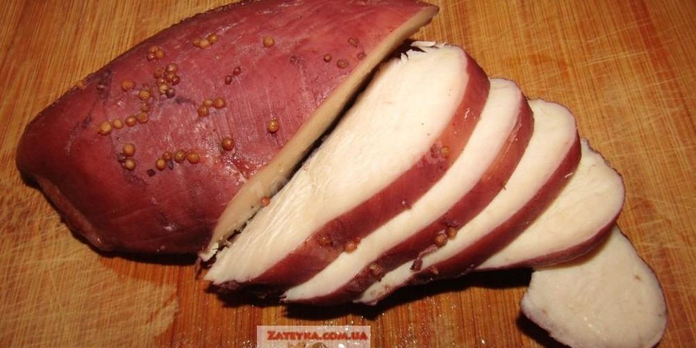 Рецепт пастромы из курицы в винном маринаде