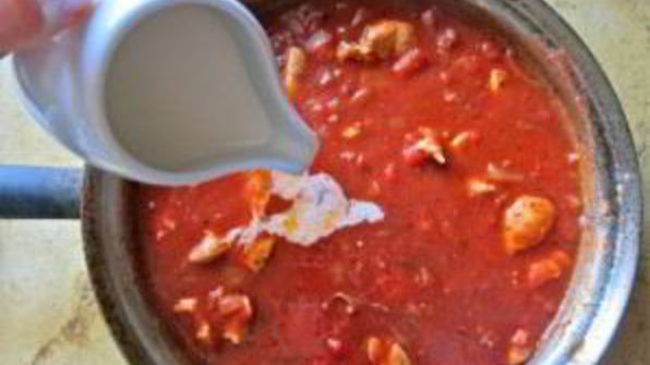 соус для пасты с курицей