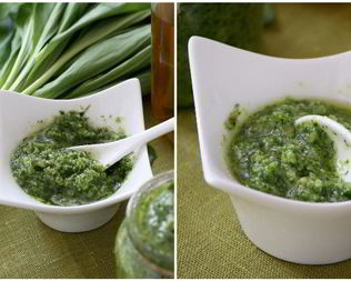 Соус песто с черемшой