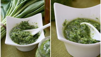 Соус песто с черемшой