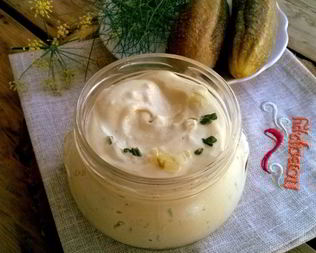 Соус Тартар с солеными огурцами