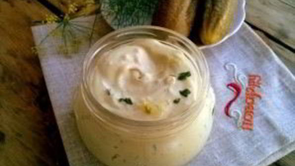 соус тартар с солеными огурцами