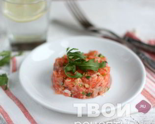 Тартар из лосося