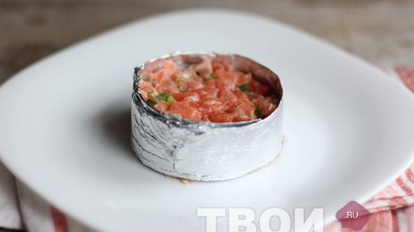 тартар из лосося
