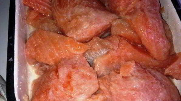 тартар из слабосоленого лосося